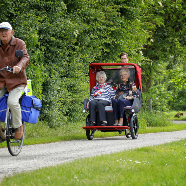 Mobil unterwegs dank Rikscha
