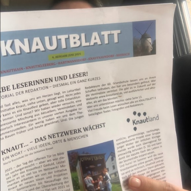 Neues Knautblatt erschienen