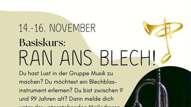 Ran ans Blech